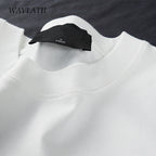 WAVLATII Oversized Summer T Shirts for Women Men Brown Casual Female Korean Streetwear Tees Unisex Basic Solid Young Cool Tops