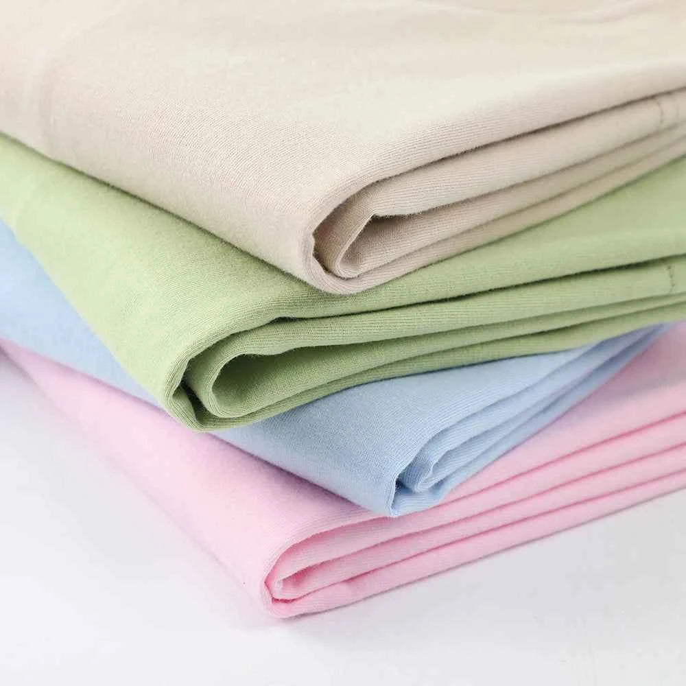100% Cotton Solid Tshirts Men Woman Short Sleeve Fashion Brand Trend Casual Soft Clothing Tees Customized Products Summer Tops