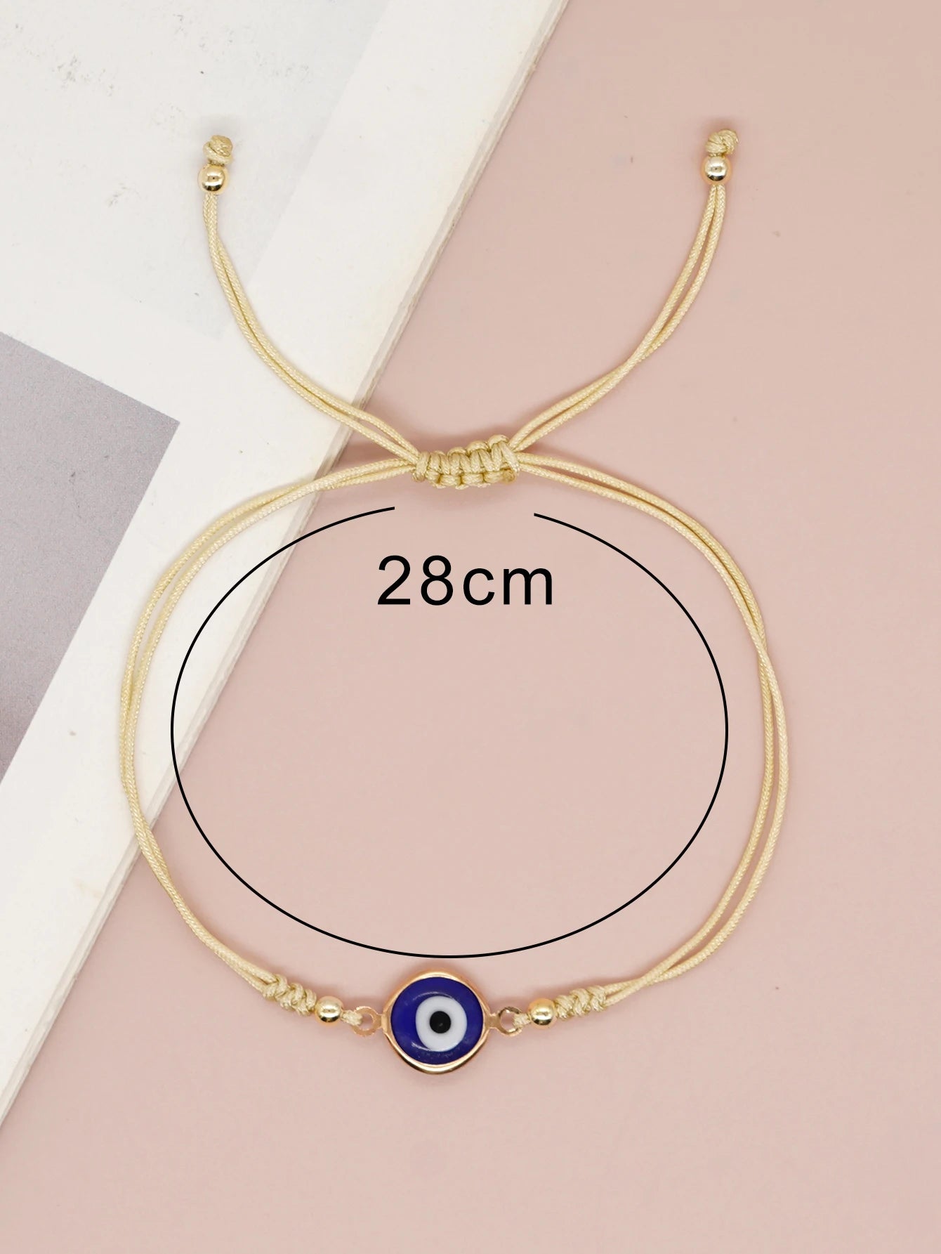 Go2boho New In Enamel Evil Eye Rope Friendship Bracelet Adjustable Women Men Kids Summer Jewelry