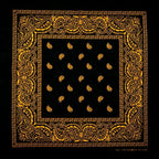 New Design Fashion Hip Hop Cotton Bandana Square Cashew Scarf Headband Tie Dye Black Red Paisley Gifts For Women/Men/Boys/Girls