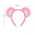 Cute Bear Ears Headband Halloween HairBand Animal Costume Children Adult Party Accessories for Halloween Cosplay
