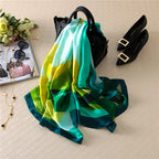100% Natural Silk Scarf Women Luxury Brand Digital Print Flowers Silk Pashmina Shawl Female Long Bandana Foulard 2020 Oversize