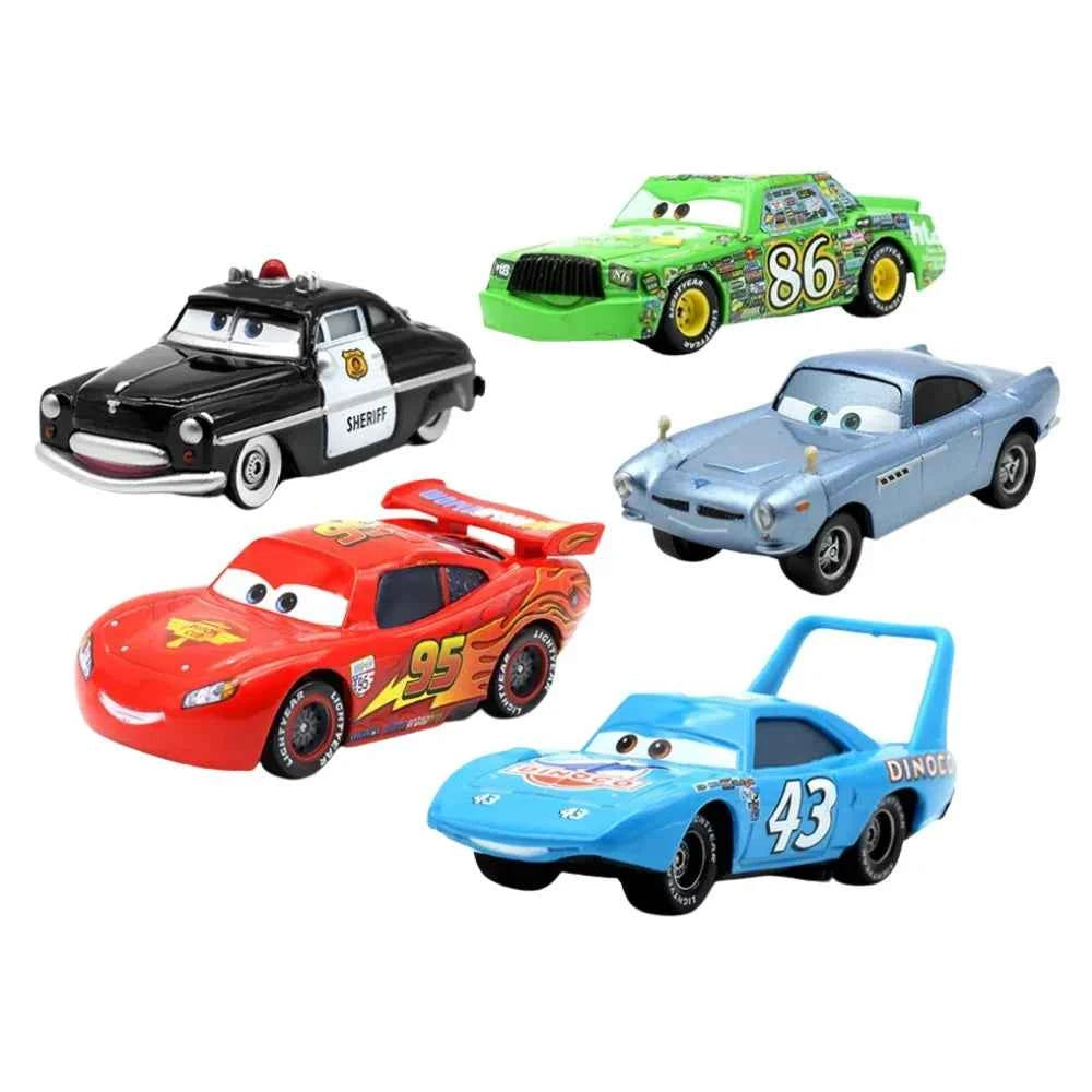 IN STOCK 2026 Disney Pixar Cars Lightning McQueen Mater 1：55 Metal Model Racing Car Toys Children's Birthday NEWYEAR Gifts