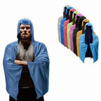 1pc Quick Dry Shawl Sports Coldproof Hooded Headband Camping Gym Wipe Sweating Cooling Towel Sunscreen Quick Dry Head Cover