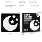 Baby Visual Stimulation Cards Montessori High Contrast Flash Card Infant Gift For Children Cognition Toy
