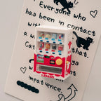 Osaka Japan Travel Souvenir Mini Cute Light-up Convenience Store Refrigerator Magnet Unique Home Decoration