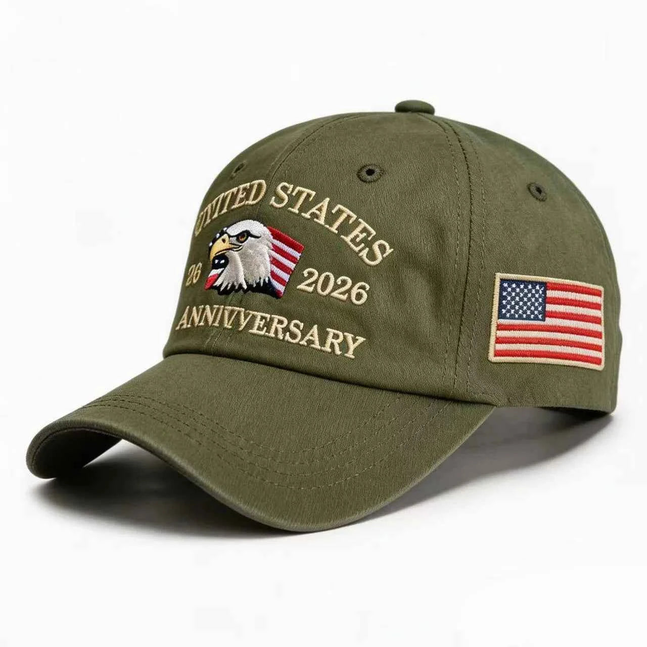 250th Anniversary Twill Baseball Cap Unisex Sun Hat Visor Cap