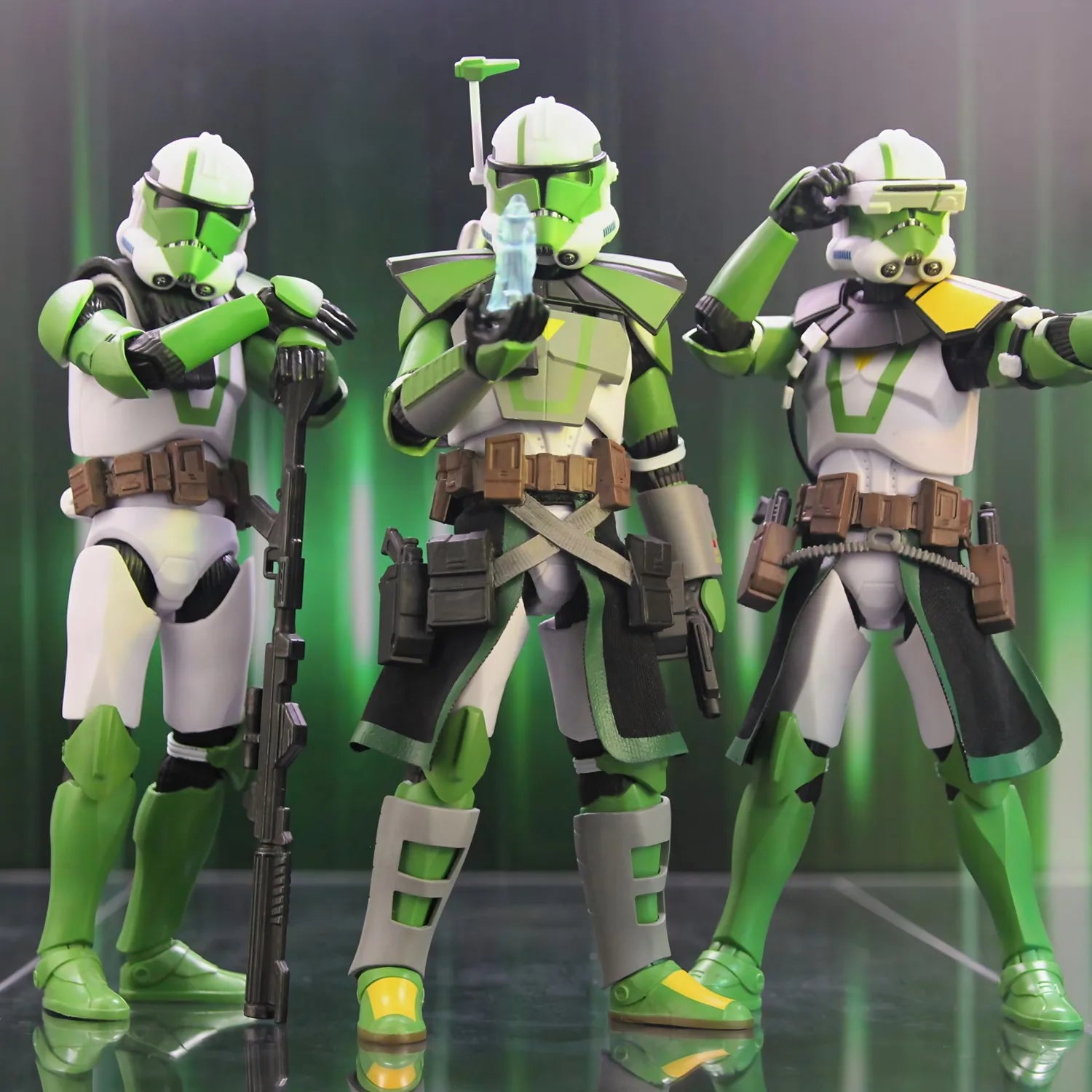 New Body(JOV3.0) Star Wars Commander Doom's Unit Clone Command ARC Trooper Heavy JET Doom Legion Battlefront II 6" Action Figure