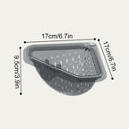 Magnetic Triangle Sink Strainer Basket – Kitchen Food Waste Filter