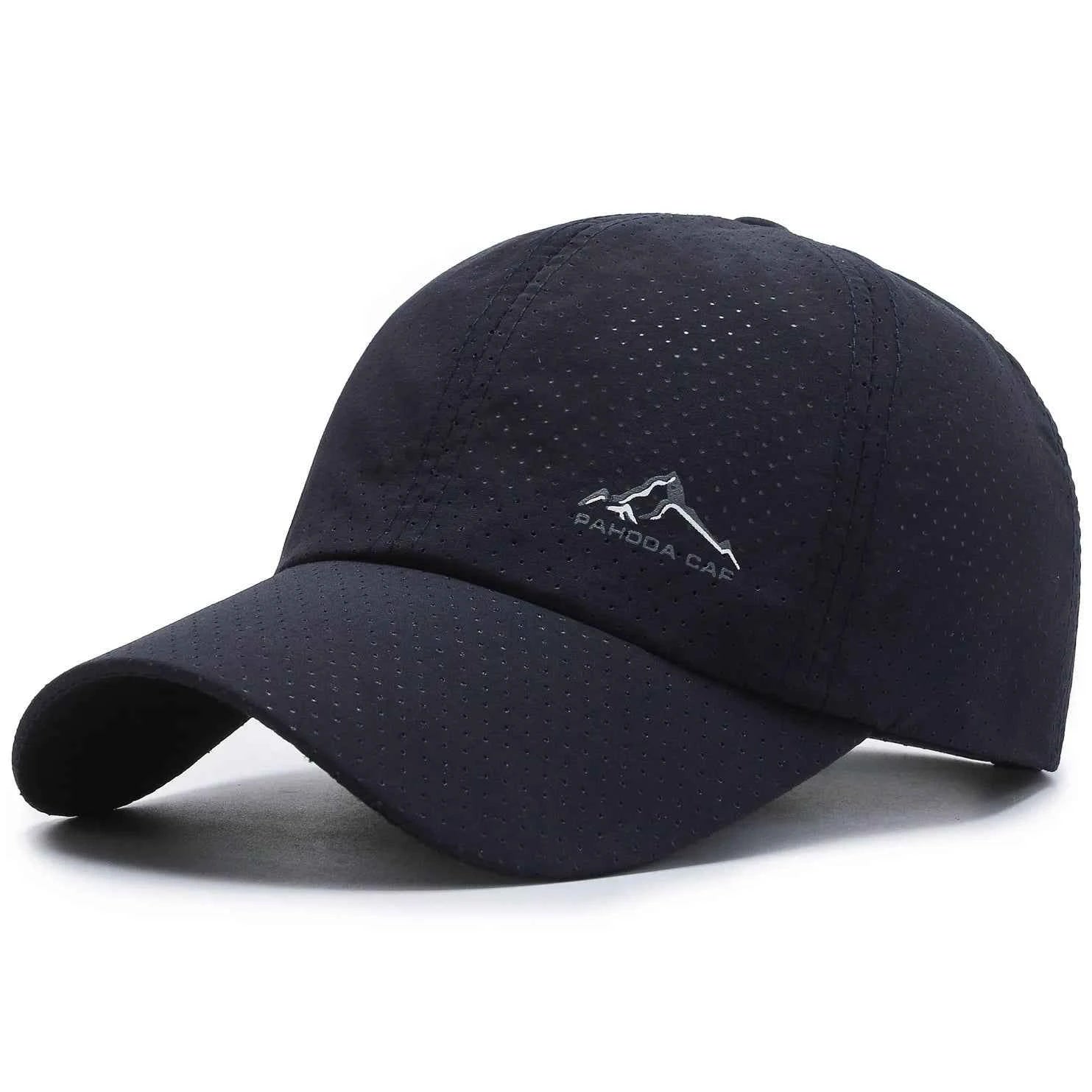 Men's and women's quick drying hats, summer outdoor sun protection and shading thin baseball caps, breathable sun duckbill caps
