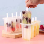 4-Link Old Popsicle Mold With Lid Home Made Homemade Mung Bean Popsicle Homemade Ice Cream Frozen Ice Cream Molds