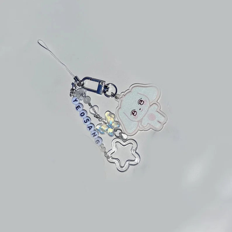 ANITEEZ Bias Beaded Keychain Phone Charm