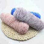 95g Chenille Soft Velvet Yarn Blended Knitting Wool Crochet Handmade Scarf Coat Baby Blanket And Hat