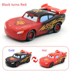 Pixar Cars Color Changing Toy Car Anime Figures Lightning McQueen Doc Hudson Metal Die Casting Model Children's Birthday Gifts