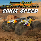 4WD Remote Control Car Off Road 4x4 RC High Speed Buggy Truck Super Brushless 50 or 80KM/H Fast Drift Racing Toy Kids Adults