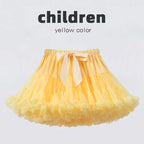 Baby Girls Tutu Fluffy Skirt Toddler Princess Ballet Dance Tulle Mesh Skirt Kids Cake Skirt Cute Girls Clothes Pettiskirt Skirt