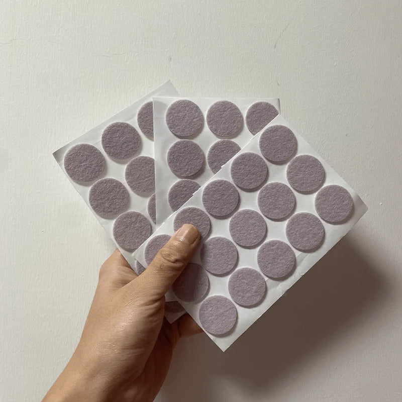 Thickened Self-adhesive Felt Chair Leg Pads Anti Slip Scratch Resistant Noise Resistant Floor Furniture Protection Pads Gaskets