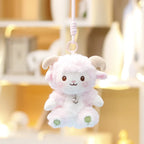 Fluffy Bunny Plush Keychain Cute Rabbit Bag Charm