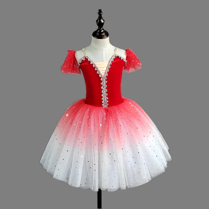 Girls' dance skirt, children's ballet skirt, school dance performance skirt, girls' ballet costume, dance performance costume