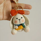 Exquisite Kitten Crochet Keychain Cute Cat Bag Charm