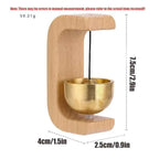 Hanging Decorations Japanese Wooden Wind Chimes Wireless Doorbell Entrance Door Bell Decorative Wind Bell for Home Opening