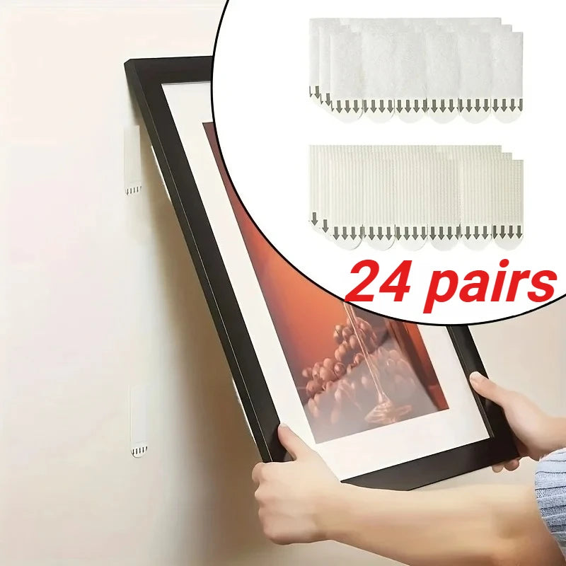 Heavy Duty Non Perforated Hanging Picture Strip - Easy to Use Non Trace Frame Adhesive Buckle Accessories Wall Hooks