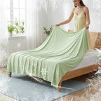 Summer Bed Blanket Ice Silk Cooling Blanket Air Conditioning Quilt Skin-friendly Light And Thin Breathable Quilt For Home Office