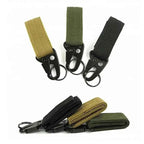 2PCS Tactical MOLLE Hanging Buckle Carabiner Clips for Outdoor Gear