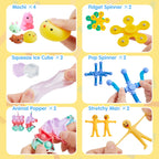 Joyfy 60 Pack Party GiftsFidget Toys Adults Party Favors Autism Sensory Treasure Box Toys Classroom Prizes Stress Relief Gifts