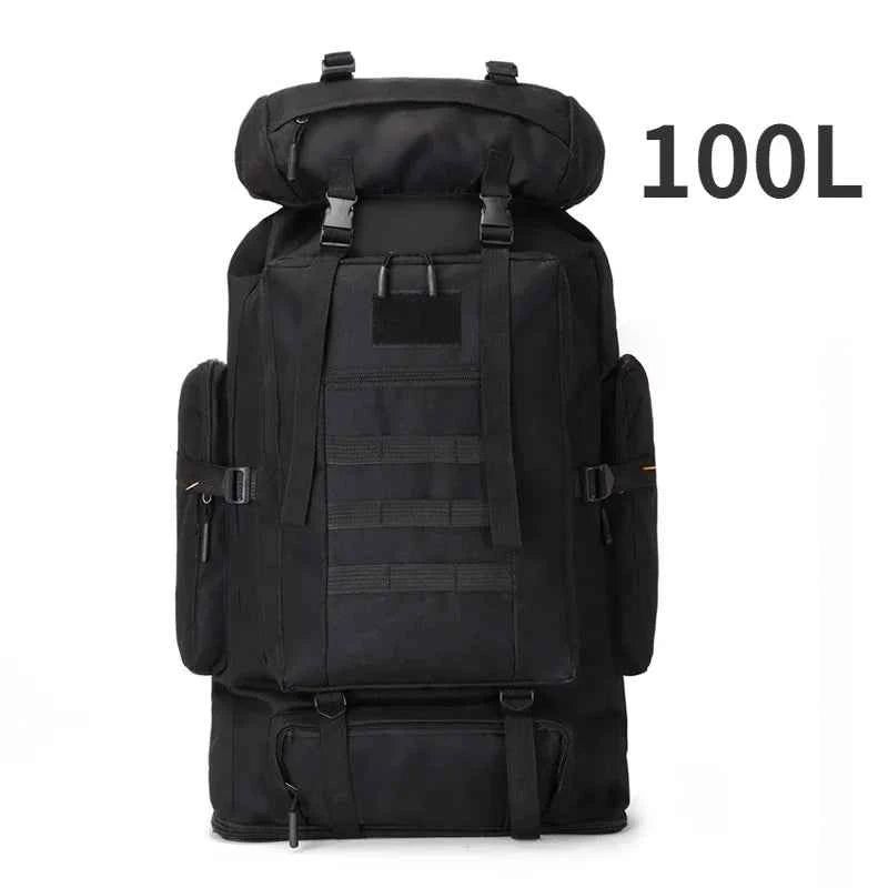 80L/100L  Mountaineering Bag Climb Bag Tactical Backpacks Large Backpack Outdoors Hiking Camping Travel Bags