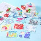 30 Pcs Mini Animal DIY Jigsaw Puzzle Toys Kids Gifts for Classroom Rewards Birthday Party Baby Shower Pinata Filler