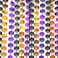 Halloween Pumpkin Bat Spider Fringe Backdrop – Spooky Party Decor