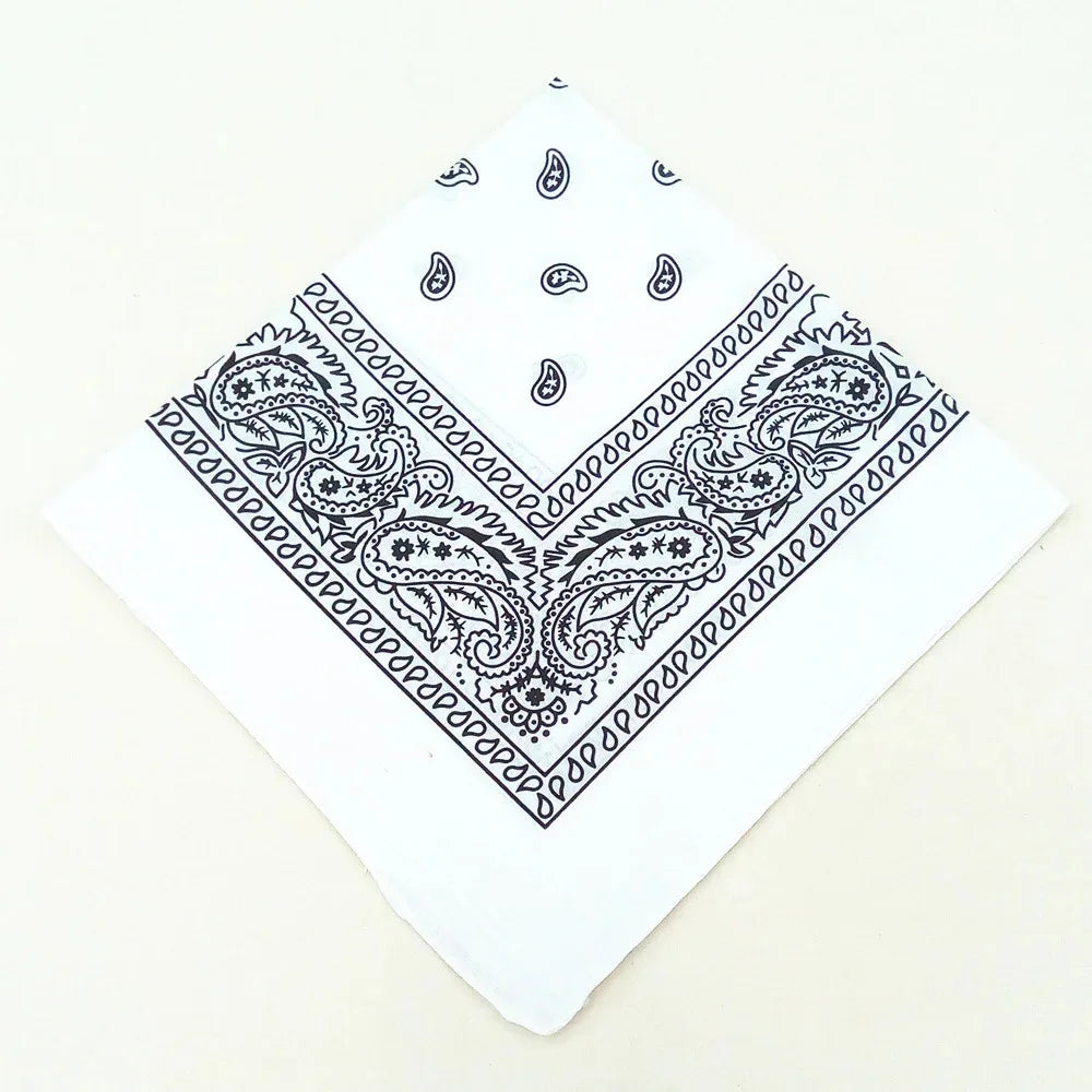 1/2/3/5PCs Unisex men women bandana hairband cowboy mens biker sports headwear wrist hairwrap single head wrap scarf
