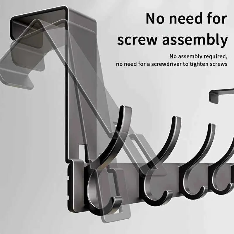 Door Hook Wall Mounted Suitable For Storage In Bedrooms And Bathrooms Easy To Install No Need For Drilling Holes