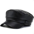Women’s Black Octagonal Newsboy Hat – British Retro Duckbill Cap for Autumn & Winter | Casual Vintage Beret Style Fashion Hat