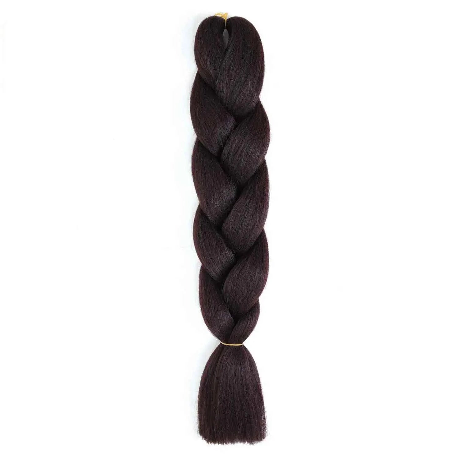Synthetic 24inch Long Purple Braiding Hair Extensions for Braids Ru mi Braiding Hair for Stage Party Cosplay,Multi-colored Braid