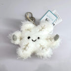 Golf Ball Plush Keychain, Grape Keychain, Jellyfish Plush toy, Hippopotamus, And Plush Elephant JC Bag Keychain