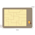 Wooden Geometric Puzzles Challenge Impossible Brain Burning Decompression IQ Mind Brain Teaser Jigsaw Puzzle for Adults Kids