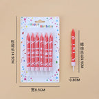 12/24pcs Green Pixel Cake Candle Decoration Red TNT Theme Green Wishing Candle Birthday Party Cake Candle Decorations Gift