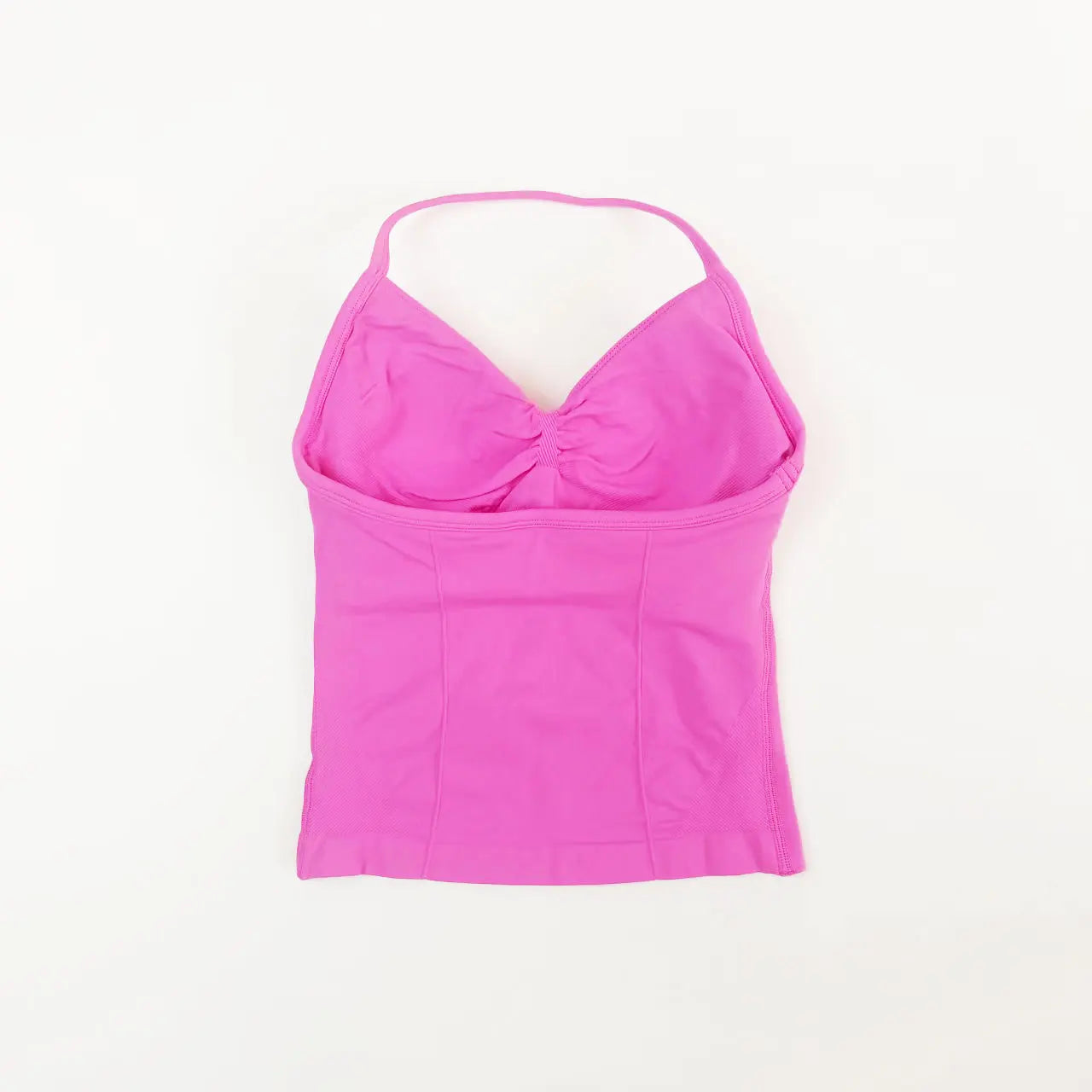 NCLAGEN Longline Strappy Top Sports Yoga Vest Women's Fitness Tank Top Gym Beautiful Open Back Bra Running Workout Halter