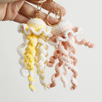 Ocean Animal Crochet Keychain Tropical Fish Bag Charm