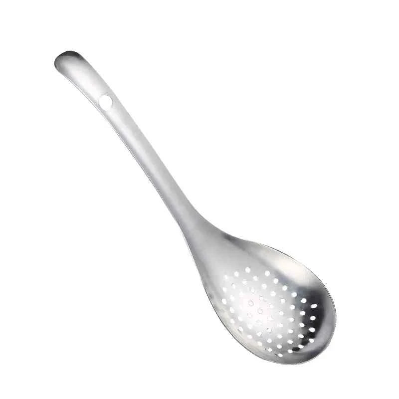 304 Stainless Steel Strainer Spoon for Cooking, Frying and Serving