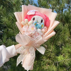Cartoon My Melody Kuromi Cinnamoroll Kt Cat Plush Doll Creative Flower Bouquet Valentine Christmas Graduation Birthday Gift