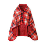 Lady Multifunction Doublelayer Tartan Plaid Blanket Scarf Wrap Shawl Winter Warm шарф женский Elegant Womens Shawl Scarf Winter