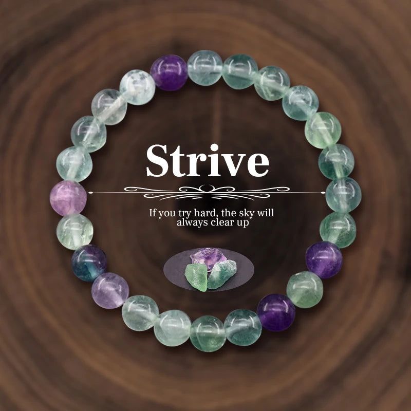 8mm Natural Stone Beaded Bracelet for Women Men Amethysts Crystal Quartzs Agate Tiger Eye Elastic Bangles Good Luck Jewelry