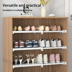 Expandable Storage Divider – Adjustable Punch-Free Wardrobe & Shelf Organizer