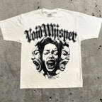 Harajuku Letter Graphic T Shirts Y2k Tops Men Women High Street Oversized T Shirt Pro Choice Streetwear Vintage Tee Clothing