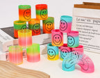 6 Pcs Fun Hand Pulled LED Light Up Flywheel Toys Children's Day Party Birthday Guest Gift Pinata Filler Kindergarten Gift Prize
