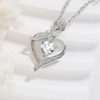 Elegant Style Heart shaped Pendant Necklace Hollow Design Mother's Day Gift Party Suitable for Best Friends Without Box