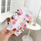 10PCS/Set New Girls Cute Cartoon Unicorn Hair Clips Kids Lovely Hairpins Ice Cream Headband Barrettes Fashion Hair Accessories